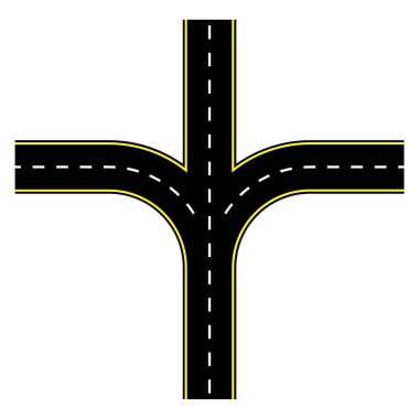 Konsept tasarım yolu. Seyahat konsepti. Çizgi vektör simgesi. Üst Manzara. Vektör çizimi. Resim yükle.