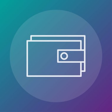 Profesyonel finansal ikonlar. Uluslararası Parasal Vektör. Zarif bir şekilde cep sembolleri. Olağanüstü bir deniz mavisi arkaplanı. EPS 10.