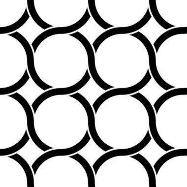 Örülmüş daire deseni. Bağlantı ağı taşıyıcısı. Geometrik ızgara yapısı. Eğri çizgi ayarlandı. Sadece manüel vektör. Otopsi kullanılmamış. EPS 10.