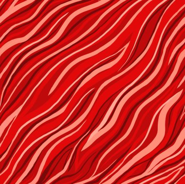 Koyu ve açık kırmızı renklerde çizgisi olmayan desen