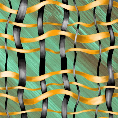 Dokulu arkaplanda siyah ve sarı çizgiler