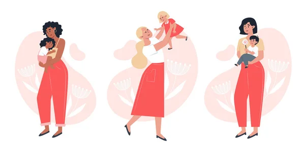 Anneler günü, anneler kucağında küçük bir çocuk.