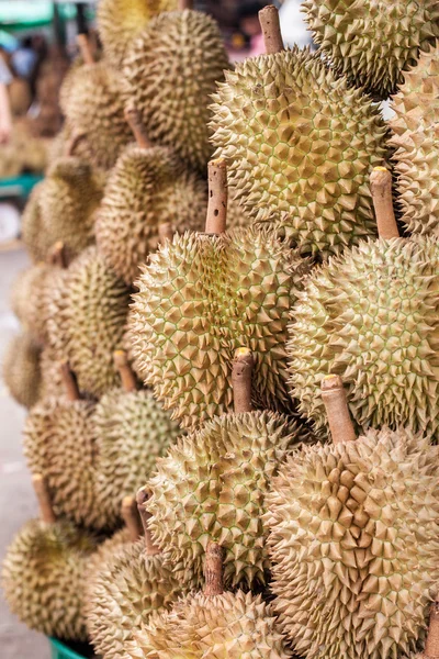 Durian στην αγορά — Φωτογραφία Αρχείου