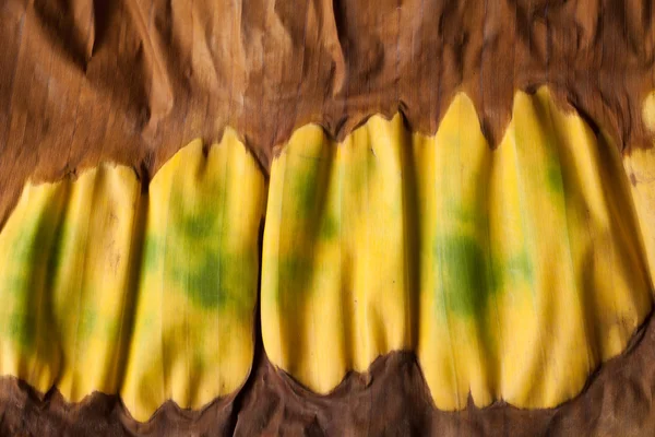 Bananenblatt trocken — Stockfoto