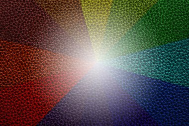 renkli deri dokusuna kanepe