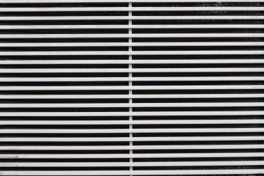 Beyaz plastik havalandırma kepenk