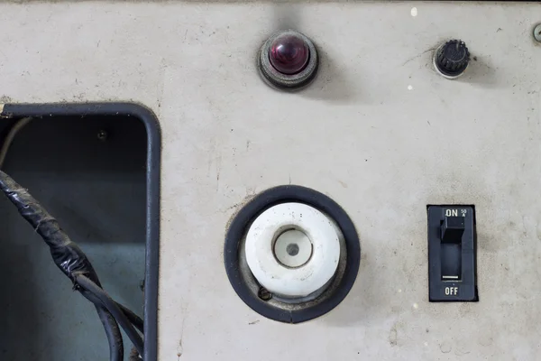 Old electric control box — Stock Photo, Image