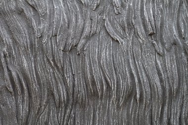 Beton doku dekoratif duvar yüzeyinde