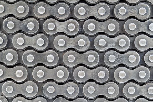 Texture of roller chains — Stock Photo, Image