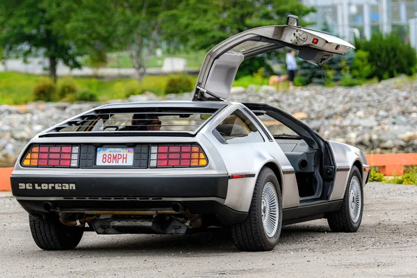 Saint John Canada July 2021 Dmc Delorean Parked Passenger Door — Stock Photo, Image