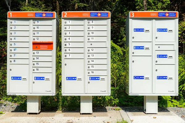 Saint John Canadá Agosto 2021 Canada Post Community Mailboxes Installed —  Fotos de Stock