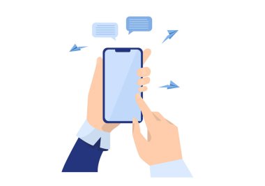 Ürün tasarımı için akıllı telefon boş ekran kullanılıyor