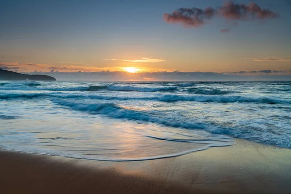 Salida Del Sol Playa Killcare Beach Costa Central Nsw Australia — Foto de Stock