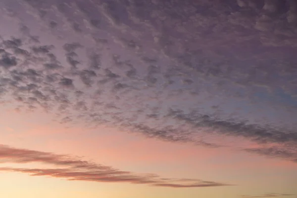 Nuages Élevés Dans Ciel Créant Joli Lever Soleil Killcare Beach — Photo