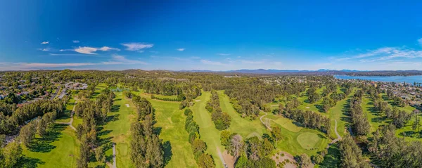 Vista Aérea Mañana Sobre Campo Golf Catalina Desde Tee Catalina — Foto de Stock