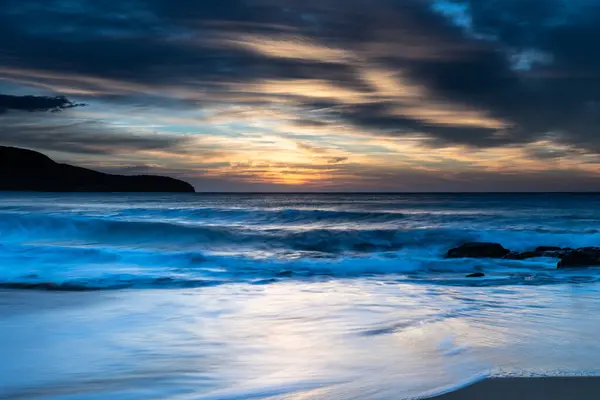 Central Coast Nsw Avustralya Daki Killcare Sahili Nden Bulutlarla Gün — Stok fotoğraf