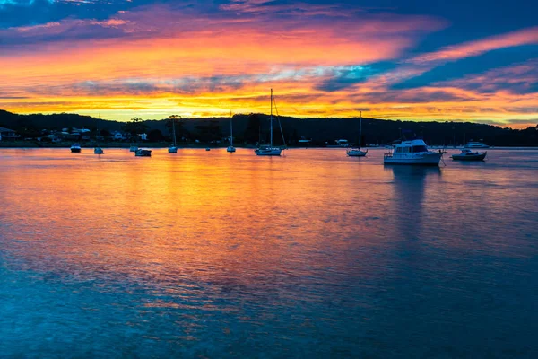Sonnenaufgang Ettalong Beach Der Zentralküste Nsw Australien — Stockfoto