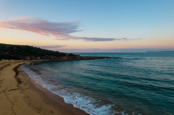 Tidig Morgon Flyg Vid Havet Från Putty Beach Bouddhi National — Stockfoto