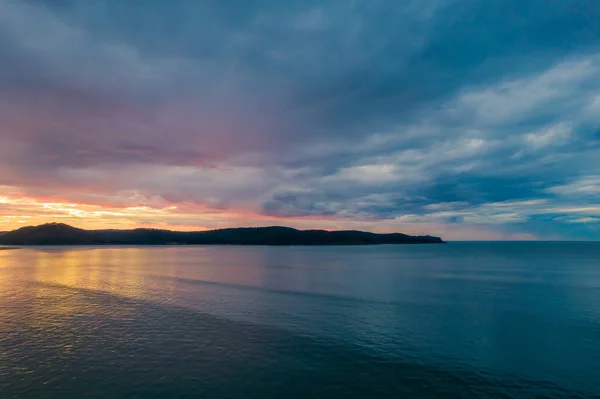 Bewölkter Sonnenaufgang Umina Beach Der Zentralküste Nsw Australien — Stockfoto