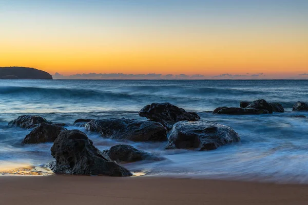 Sunrise Seascape Killcare Beach Central Coast Nsw Australia — Stock Photo, Image