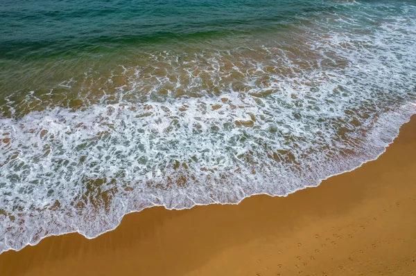 Flygfoto Dagtid Havsutsikt Med Moln Slutet Hösten Copacabana Central Coast — Stockfoto