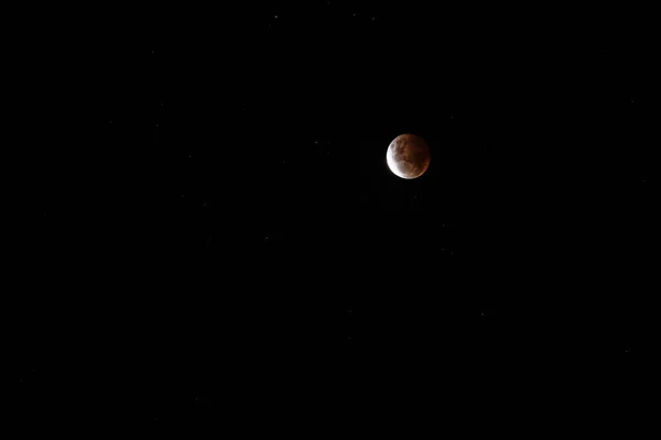 Eclipse Lunar Lua Cheia Maio 2021 Killcare Beach Nsw Austrália — Fotografia de Stock