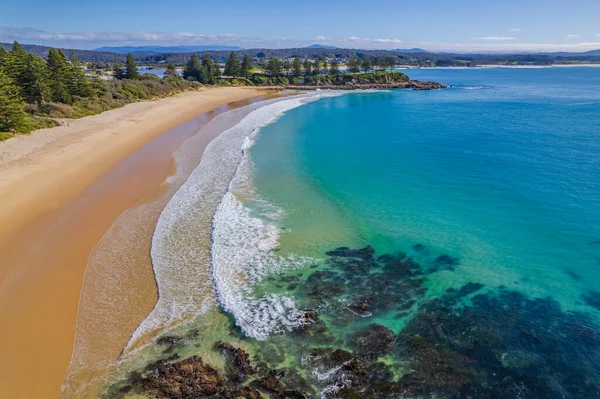 Blue Sea White Sands Bermagui Eurobadalla Shire South Coast Nsw — Stock Photo, Image