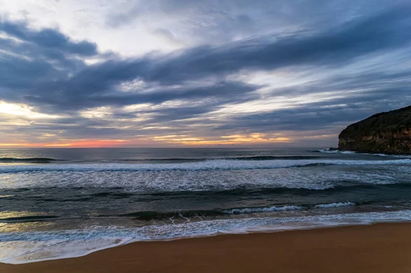 Capac Maritim Răsărit Aerian Nor Înalt Plaja Macmasters Coasta Centrală — Fotografie, imagine de stoc