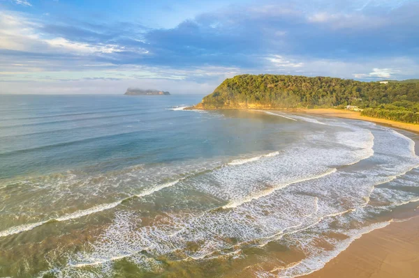 Dia Inverno Umina Beach Costa Central Nsw Austrália — Fotografia de Stock