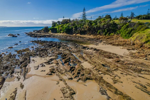 Mar Azul Areias Brancas Bermagui Eurobadalla Shire Costa Sul Nsw — Fotografia de Stock