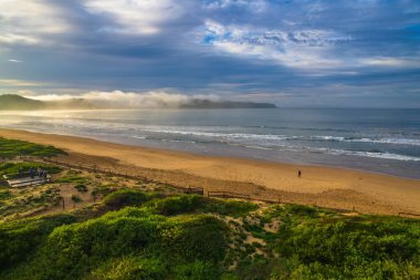 Umina Plajı 'nda kış günü Central Coast, NSW, Avustralya.