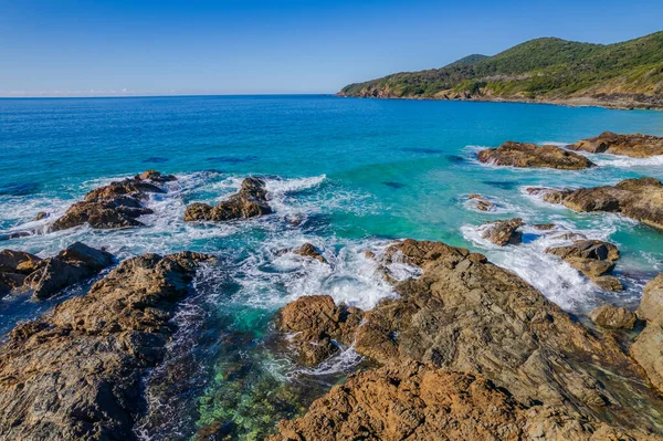 Vista Diurna Burgess Beach Forster Tuncurry Costa Barrington Nsw Australia — Foto de Stock