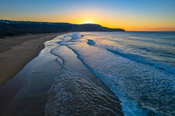 Fly Sunrise Seascape Killcare Beach Central Coast Nsw Αυστραλία — Φωτογραφία Αρχείου