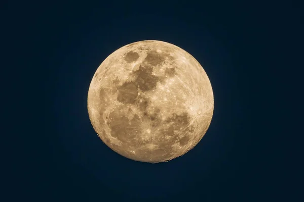 Quase Uma Lua Cheia Woy Woy Costa Central Nsw Austrália — Fotografia de Stock