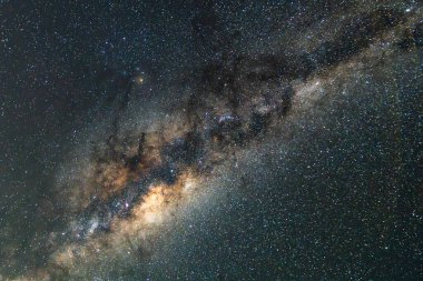 Samanyolu Galaksisindeki Karanlık Emu Takımyıldızı Blayney, Orta Batı, NSW, Avustralya 'dan yıldızlarla doludur..