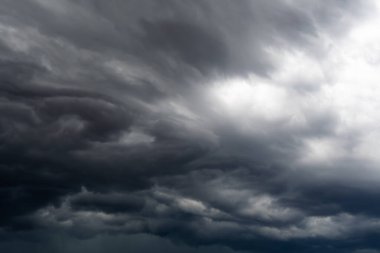 Avustralya, NSW 'nin orta batısında Blayney' den geçen şiddetli fırtınalar..