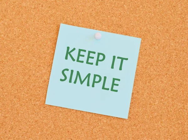 Keep Simple Reminder Note Kork Board Text Sign Showing Keep — Stock Photo, Image