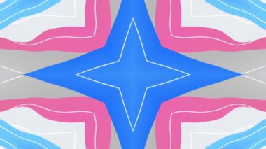 Geometrik soyut arkaplan. Kusursuz döngülü video