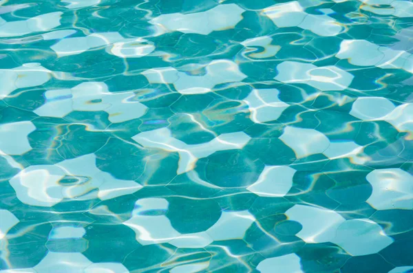Bottom Main Drain Hot Tub Swimming Pool Full Water Blue — Stock Photo, Image
