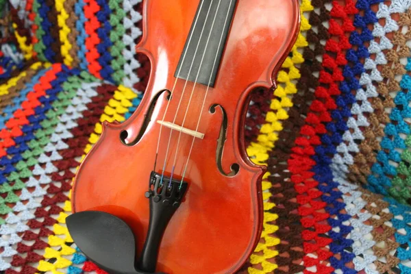 Instrument Muzyczny Skrzypce Instrument Muzyczny Włoskiego Pochodzenia Zwany Również Altówką — Zdjęcie stockowe