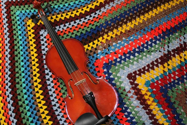 Instrument Muzyczny Skrzypce Instrument Muzyczny Włoskiego Pochodzenia Zwany Również Altówką — Zdjęcie stockowe