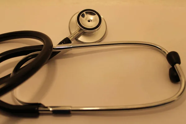 Stéthoscope Matériel Médical Pour Examiner Patient — Photo