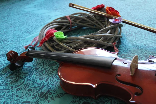 Violon Instrument Musique Romantique — Photo