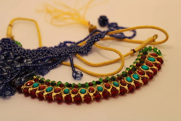 Close View Necklace Beautiful Jewellery — Stock Photo, Image