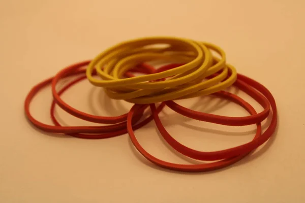 Colorful Rubber Bands Close View — Stock Photo, Image