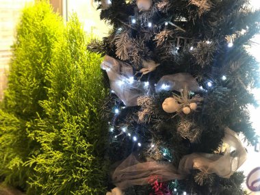 Güzel bir ev için ışıklandırma süslemesi.