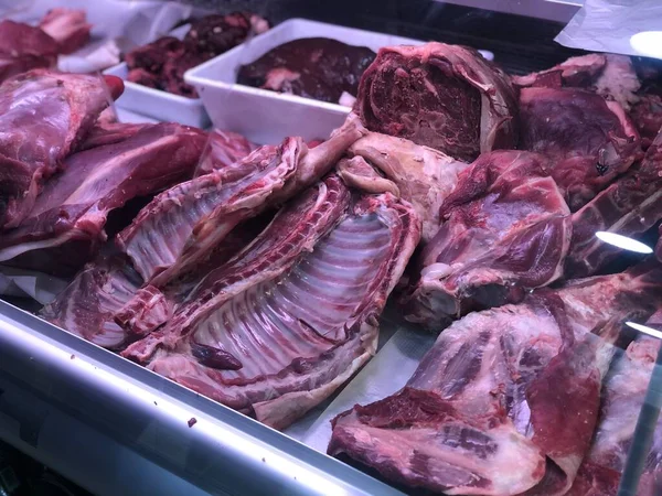 Vlees Vleeswinkel — Stockfoto