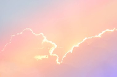 Pastel gökyüzü bir rüya kadar güzeldir, arkaplan ve grafik tasarım ve web siteleri için malzeme olarak kullanılmaya uygundur..