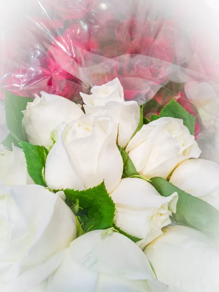 Beautiful Bouquet Flowers Suitable Use Graphics Love Marriage Valentine Day — Stock Photo, Image