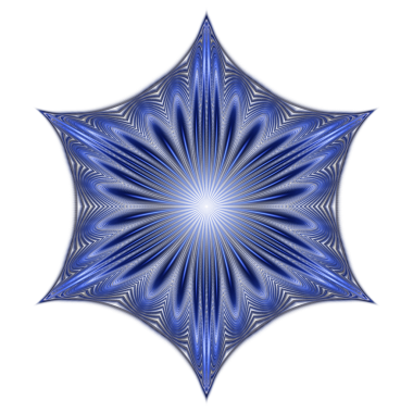 Bir sanat eseri veya grafikler için soyut fraktal tasarım